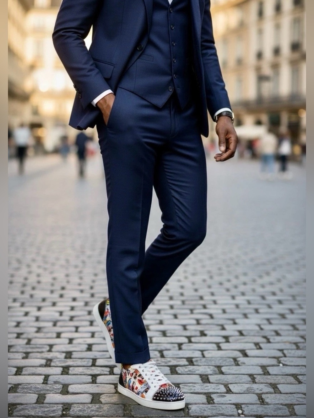 Christian Louboutin spike Orlato Men Flat Sneakers. Size: EU 42 USA 12.